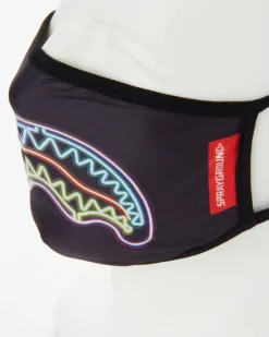NEON SHARK FORM-FITTING MASK><noscript><img width=