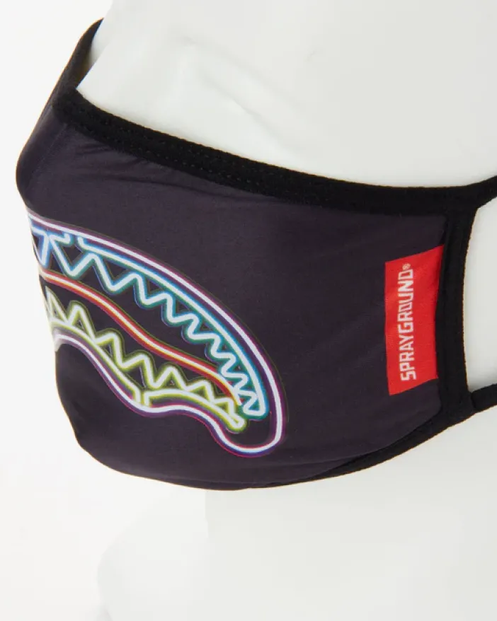 NEON SHARK FORM-FITTING MASK>SPRAYGROUND Best