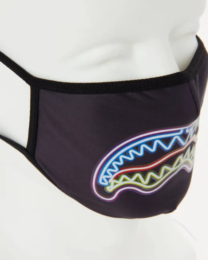 NEON SHARK FORM-FITTING MASK>SPRAYGROUND Best