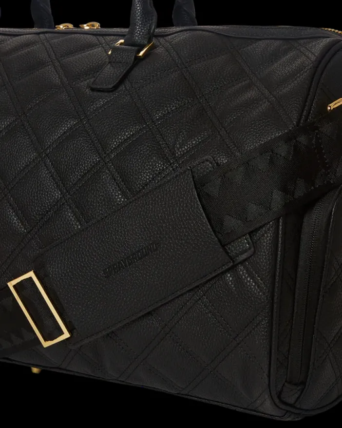 NOIR QUILT GOLD CHAIN SHARK DUFFLE>SPRAYGROUND Online