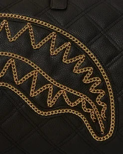 NOIR QUILT GOLD CHAIN SHARK DUFFLE><noscript><img width=