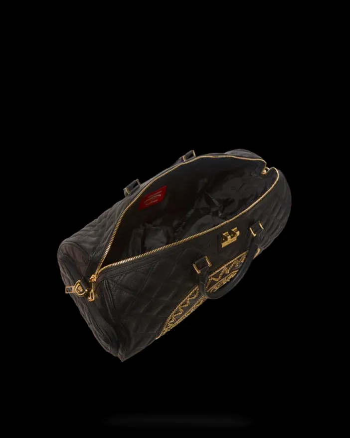 NOIR QUILT GOLD CHAIN SHARK DUFFLE>SPRAYGROUND Online