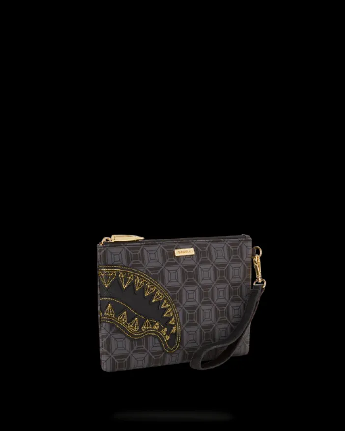 OBSIDIAN STUNNER A.i.6 SANDFLOWER COLLAB CROSSOVER CLUTCH>SPRAYGROUND Best