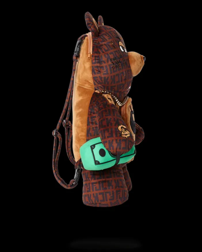 OFFENDED MONEYBEAR TEDDYBEAR BACKPACK>SPRAYGROUND New