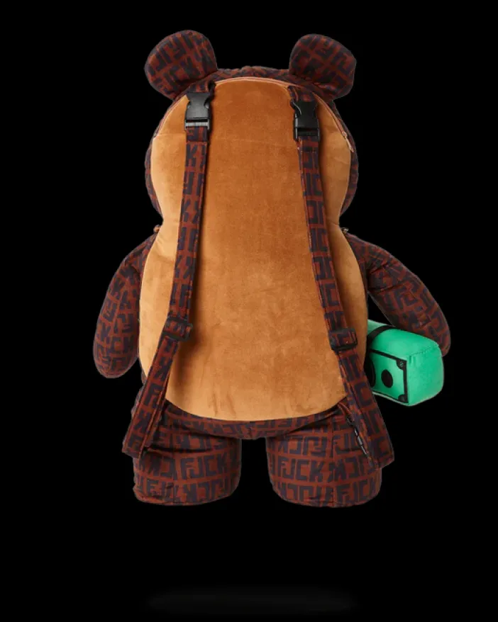 OFFENDED MONEYBEAR TEDDYBEAR BACKPACK>SPRAYGROUND New
