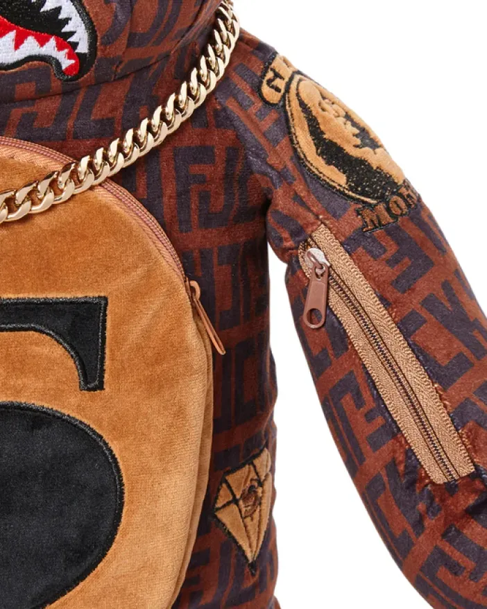 OFFENDED MONEYBEAR TEDDYBEAR BACKPACK>SPRAYGROUND New
