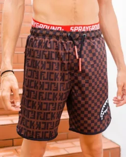OFFENDED SPLIT THE CHECK CORTO SWIM TRUNKS>SPRAYGROUND Hot