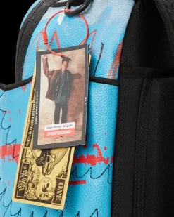 OFFICIAL BASQUIAT UNTITLED (FALLEN ANGEL) 1981 WING BACKPACK (DLXV)><noscript><img width=