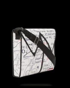OFFICIAL BASQUIAT UNTITLED (CHEESE POPCORN) 1983 SLING MESSENGER><noscript><img width=