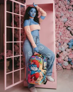 PAPA SMURF ON THE RUN BACKPACK><noscript><img width=