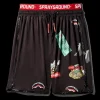 PATCH ALL-IN CORTO SWIM TRUNKS (BLACK)>SPRAYGROUND Sale