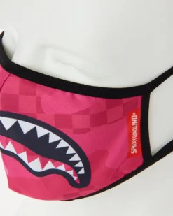 PINK ANIME SHARK FORM-FITTING MASK><noscript><img width=