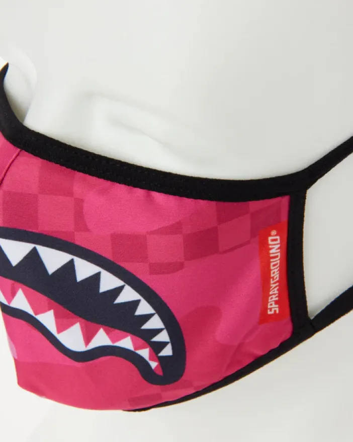 PINK ANIME SHARK FORM-FITTING MASK>SPRAYGROUND Sale