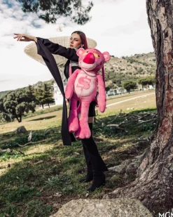 PINK PANTHER UP TO NO GOOD TEDDY BEAR BACKPACK>SPRAYGROUND Clearance
