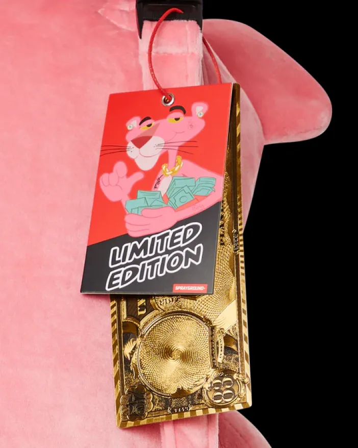PINK PANTHER UP TO NO GOOD TEDDY BEAR BACKPACK>SPRAYGROUND Clearance