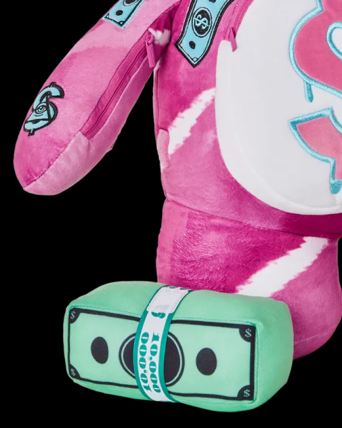 PINK PUNK MONEYBEAR TEDDYBEAR BACKPACK>SPRAYGROUND Clearance