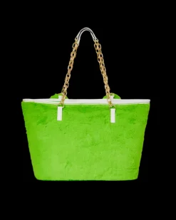 PLUSH MONEYBEAR TOTE (GREEN)><noscript><img width=