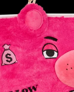 PLUSH MONEYBEAR TOTE (PINK)><noscript><img width=
