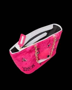 PLUSH MONEYBEAR TOTE (PINK)><noscript><img width=