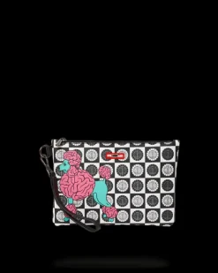 POODLE CHECK RON ENGLISH COLLAB POUCHETTE>SPRAYGROUND Outlet
