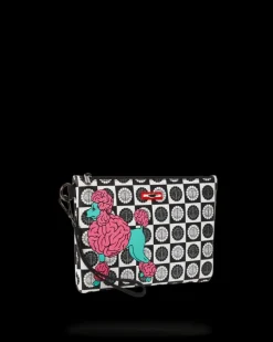POODLE CHECK RON ENGLISH COLLAB POUCHETTE><noscript><img width=