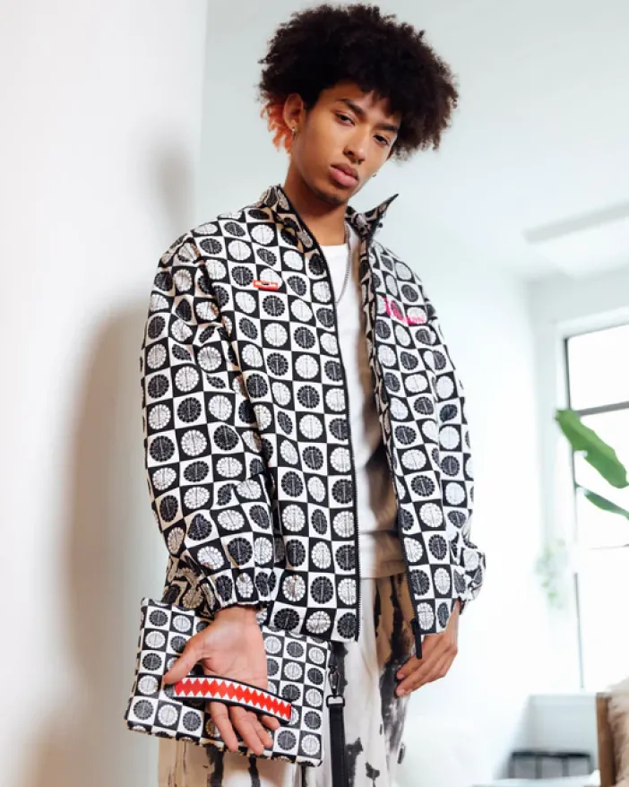 POODLE CHECK RON ENGLISH COLLAB POUCHETTE>SPRAYGROUND Outlet
