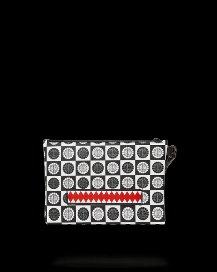POODLE CHECK RON ENGLISH COLLAB POUCHETTE>SPRAYGROUND Outlet