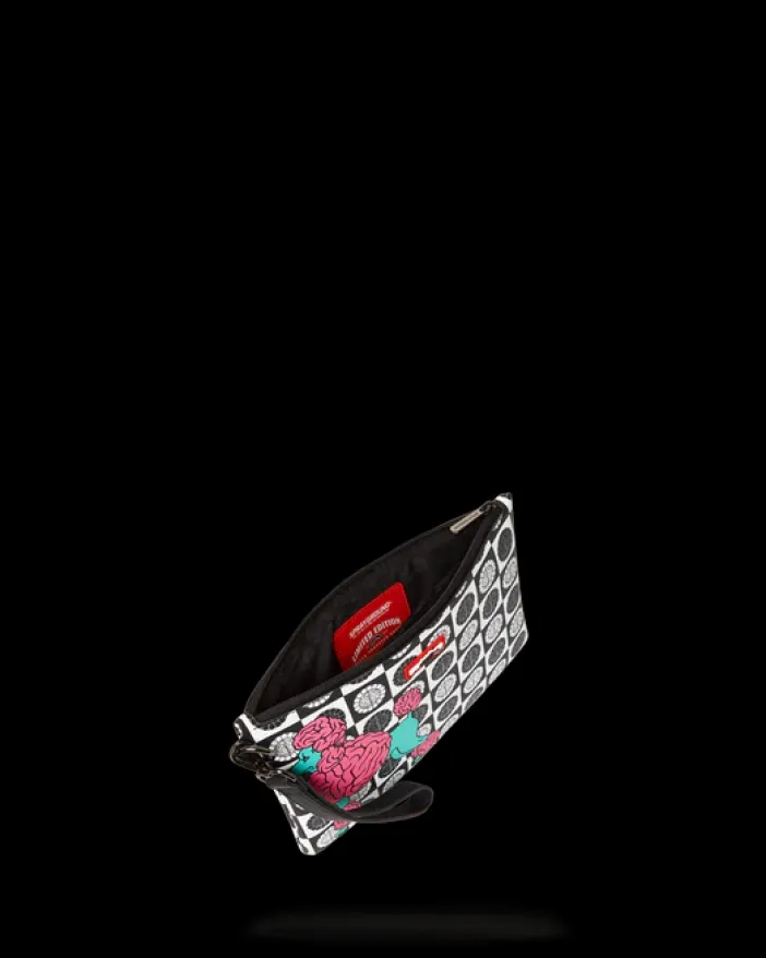 POODLE CHECK RON ENGLISH COLLAB POUCHETTE>SPRAYGROUND Outlet
