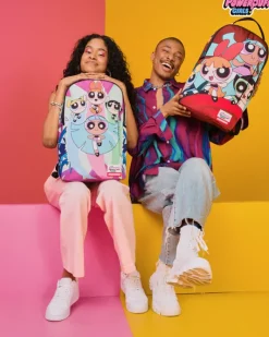 POWER PUFF GIRLS MONSTER SHARK BACKPACK><noscript><img width=