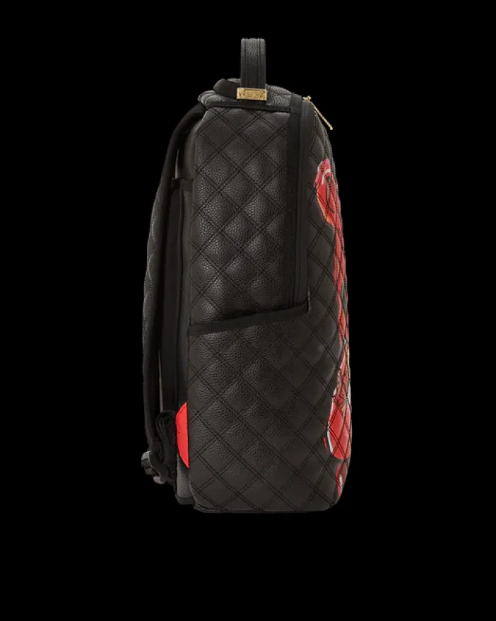 QUILT HAND PAINTED DIABLO BEAR BACKPACK (DLXV)>SPRAYGROUND Hot