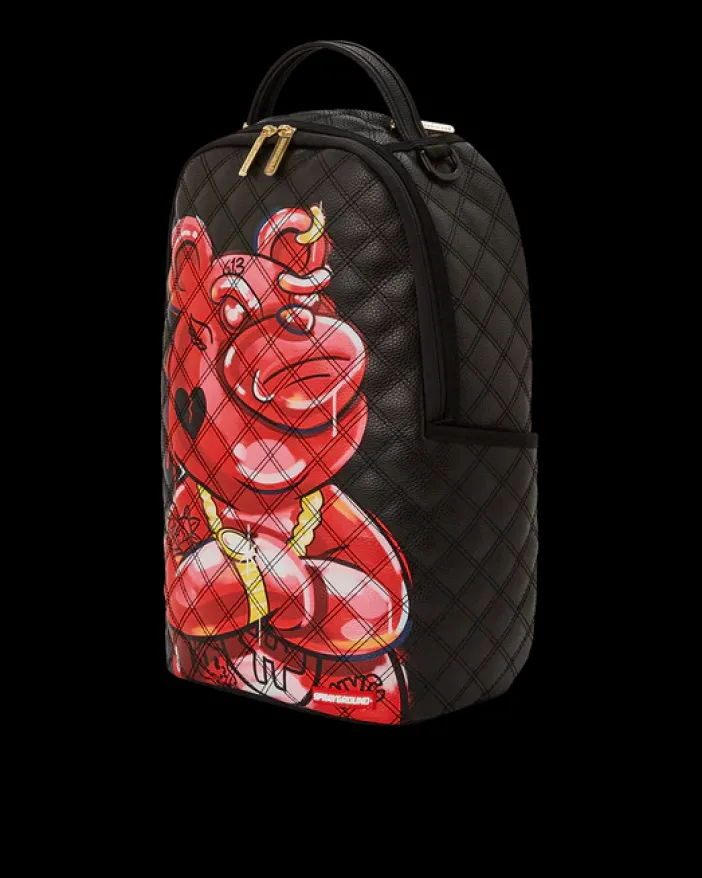 QUILT HAND PAINTED DIABLO BEAR BACKPACK (DLXV)>SPRAYGROUND Hot