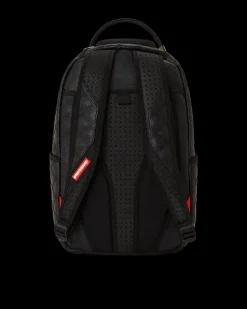 QUILT HAND PAINTED DIABLO BEAR BACKPACK (DLXV)><noscript><img width=