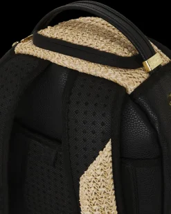 RAFFIA PALM BACKPACK><noscript><img width=