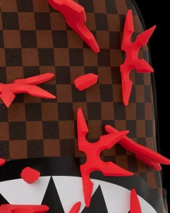 REAL 3D NINJA STARS SMASHED BACKPACK (DLXV)><noscript><img width=