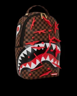 REAL 3D NINJA STARS SMASHED BACKPACK (DLXV)><noscript><img width=