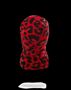 RED LEOPARD GOLD SHARK MOUTH SKI MASK>SPRAYGROUND Outlet