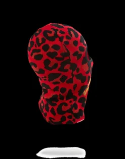 RED LEOPARD GOLD SHARK MOUTH SKI MASK><noscript><img width=