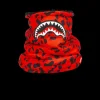 RED LEOPARD NECK WARMER>SPRAYGROUND New