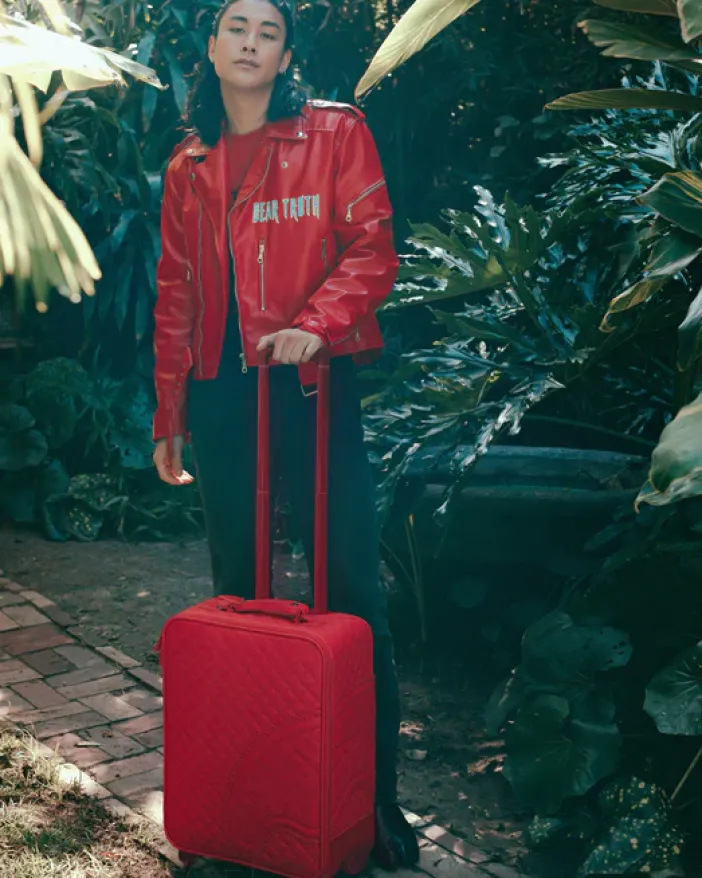 RED RIVIERA JETSETTER CARRY-ON LUGGAGE>SPRAYGROUND Outlet