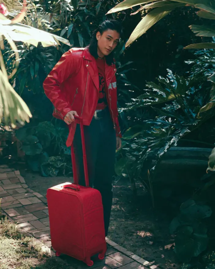 RED RIVIERA JETSETTER CARRY-ON LUGGAGE>SPRAYGROUND Outlet