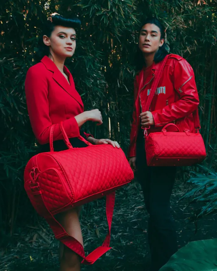 RED RIVIERA MINI DUFFLE>SPRAYGROUND
