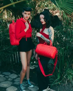RED RIVIERA MINI DUFFLE><noscript><img width=