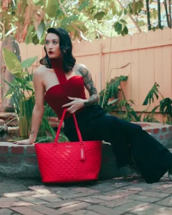 RED RIVIERA TOTE>SPRAYGROUND Clearance