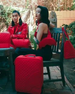 RED RIVIERA TOTE><noscript><img width=