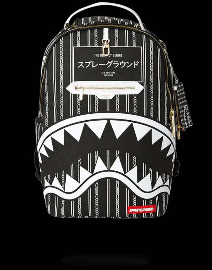 REVERSE SHARKS IN PARIS (BLACK)>SPRAYGROUND Outlet