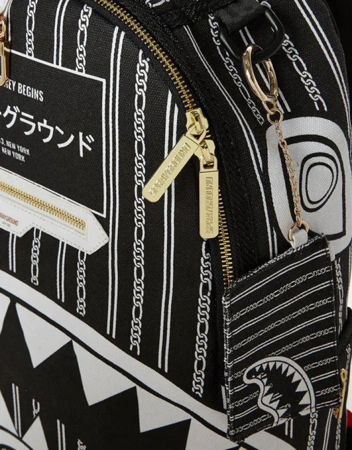 REVERSE SHARKS IN PARIS (BLACK)>SPRAYGROUND Outlet