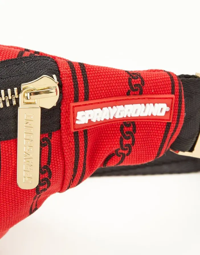 REVERSE SHARKS IN PARIS CROSSBODY (RED)>SPRAYGROUND New