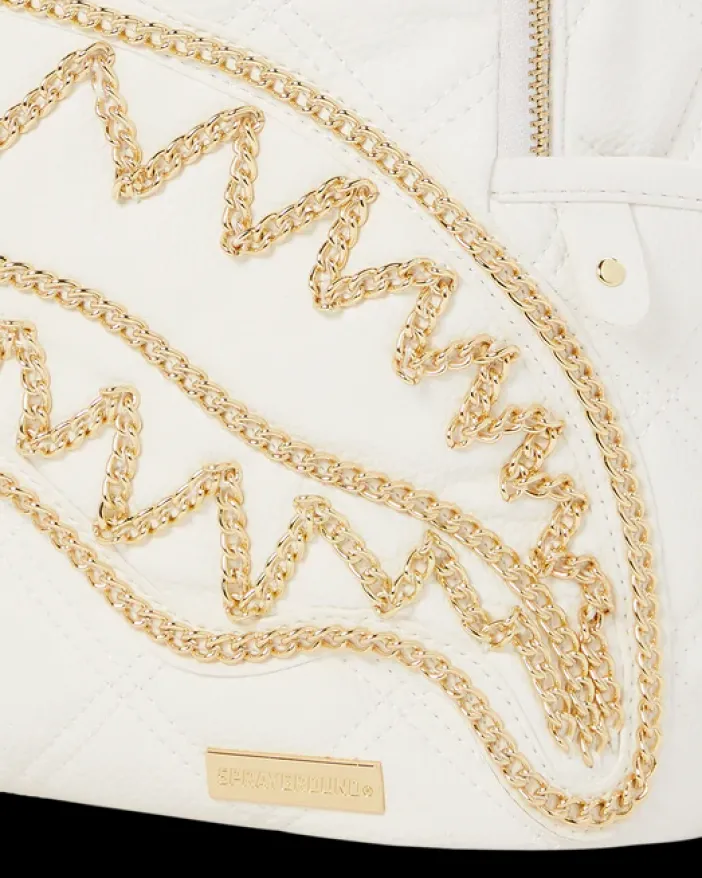 RIVIERA LE BLANC GOLD CHAIN SHARK SAVAGE BACKPACK>SPRAYGROUND Outlet