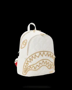 RIVIERA LE BLANC GOLD CHAIN SHARK SAVAGE BACKPACK><noscript><img width=