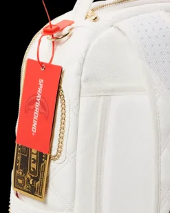 RIVIERA LE BLANC GOLD CHAIN SHARK BACKPACK (DLXV)><noscript><img width=
